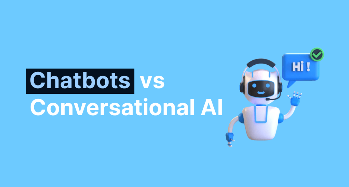 Conversational AI vs chatbots for customer support comparison