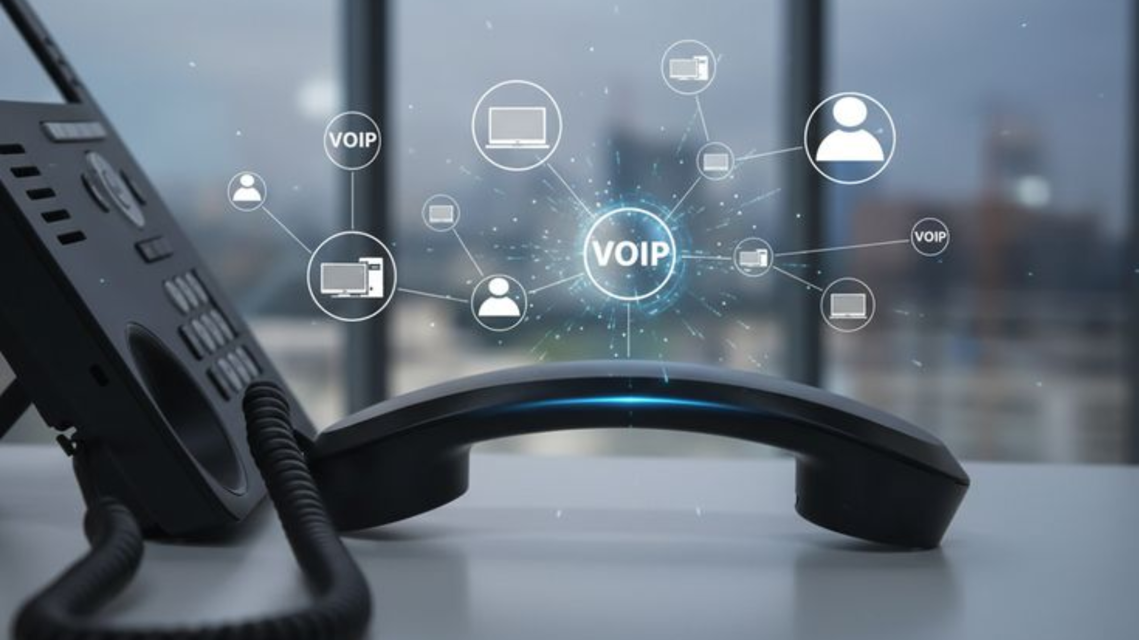 VoIP solutions dashboard with real-time analytics