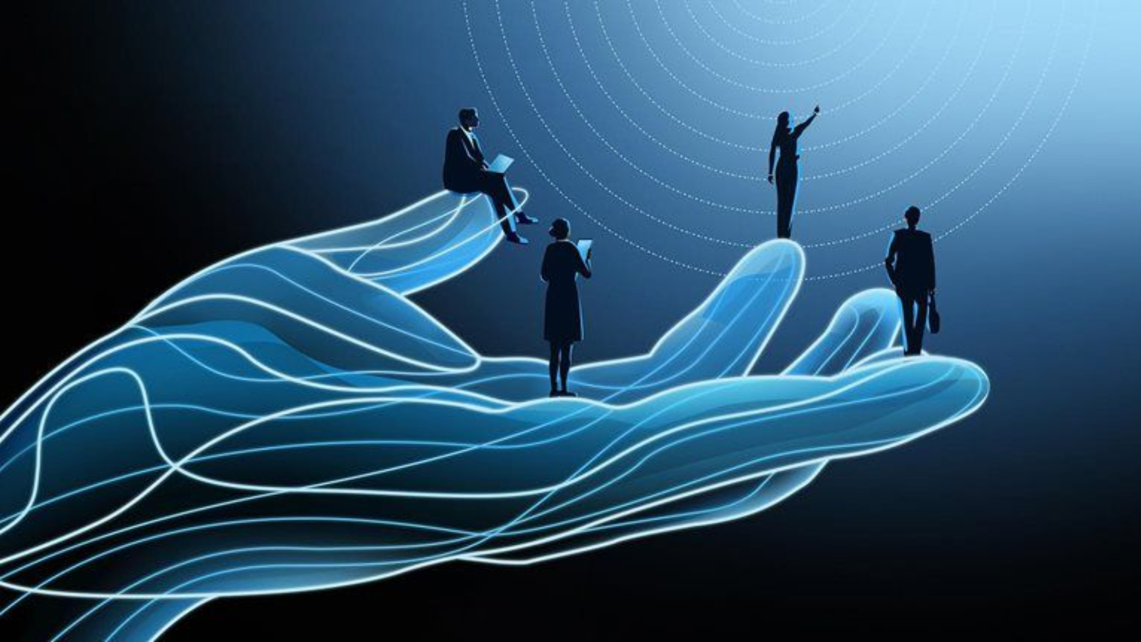 Enterprise team using digital communication tools to improve customer support and collaboration.
